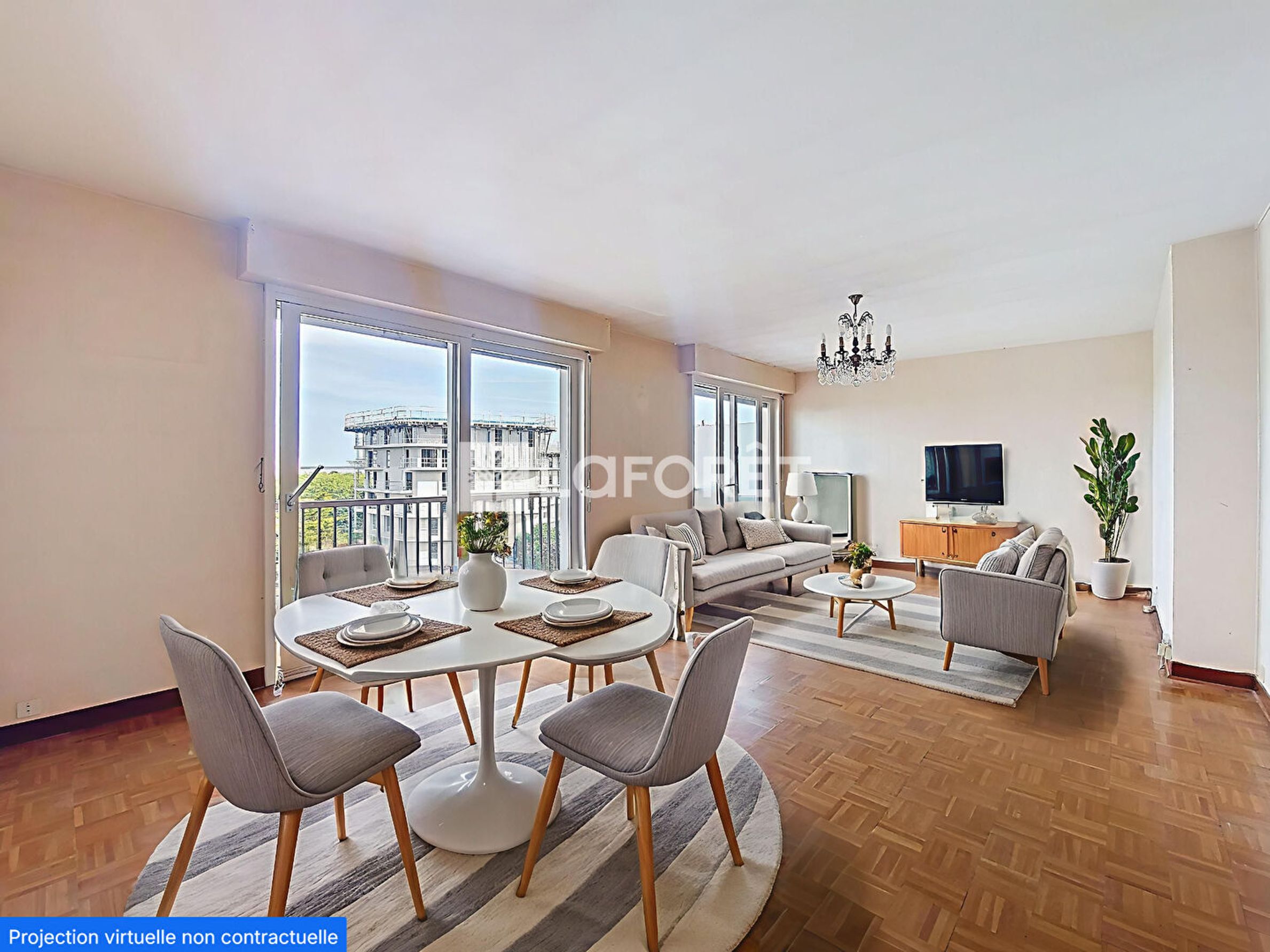 Appartement T5 115.5 m2 - dernier étage avec balcon - Saint Nazaire